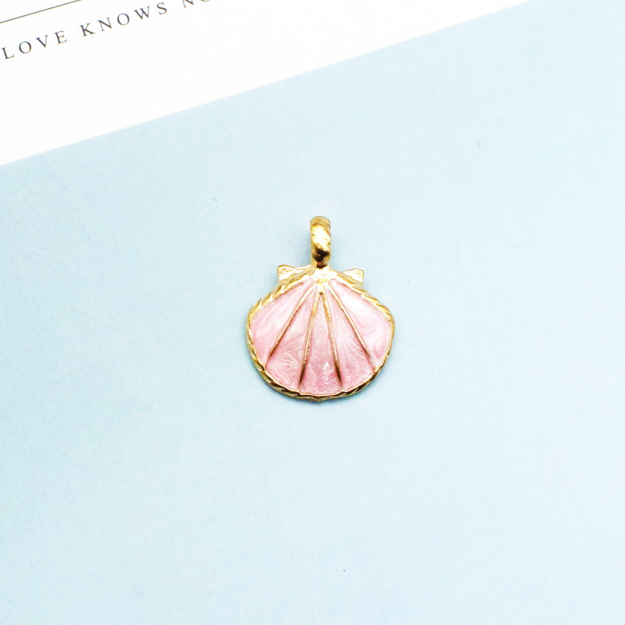 50g Weight Charms, Jewelry Accessories Classification 10 PCS/Package Quantity Alloy Material Shell Pattern Enamel Design Simple Style Style 10 PCS/Package Alloy Shell 2