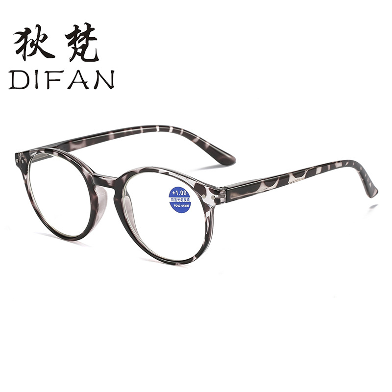 新款防蓝光老花镜批发高清PC弹簧腿舒适老花眼镜男女老年人阅读镜