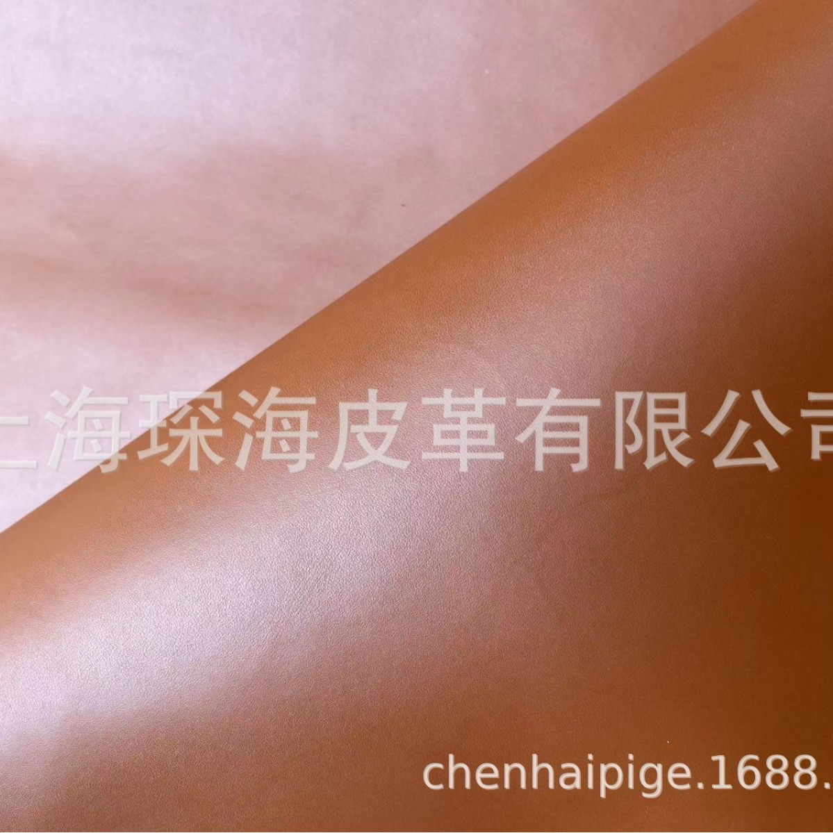 二层压变牛皮 牛仔裤皮标皮 商标皮 皮革皮料 牛皮面料 棕色