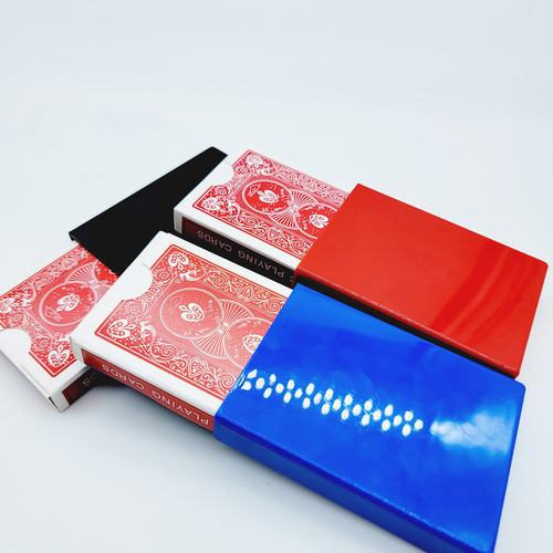 G0524 Poker Invisibility Plastic Version King Magic Poker Box Disappears Magic Props Wholesale