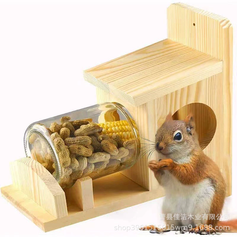 Наружная деревянная белка кормушка лесная садовая кормушка для птиц кормушка для животных кормушка для плотного дерева