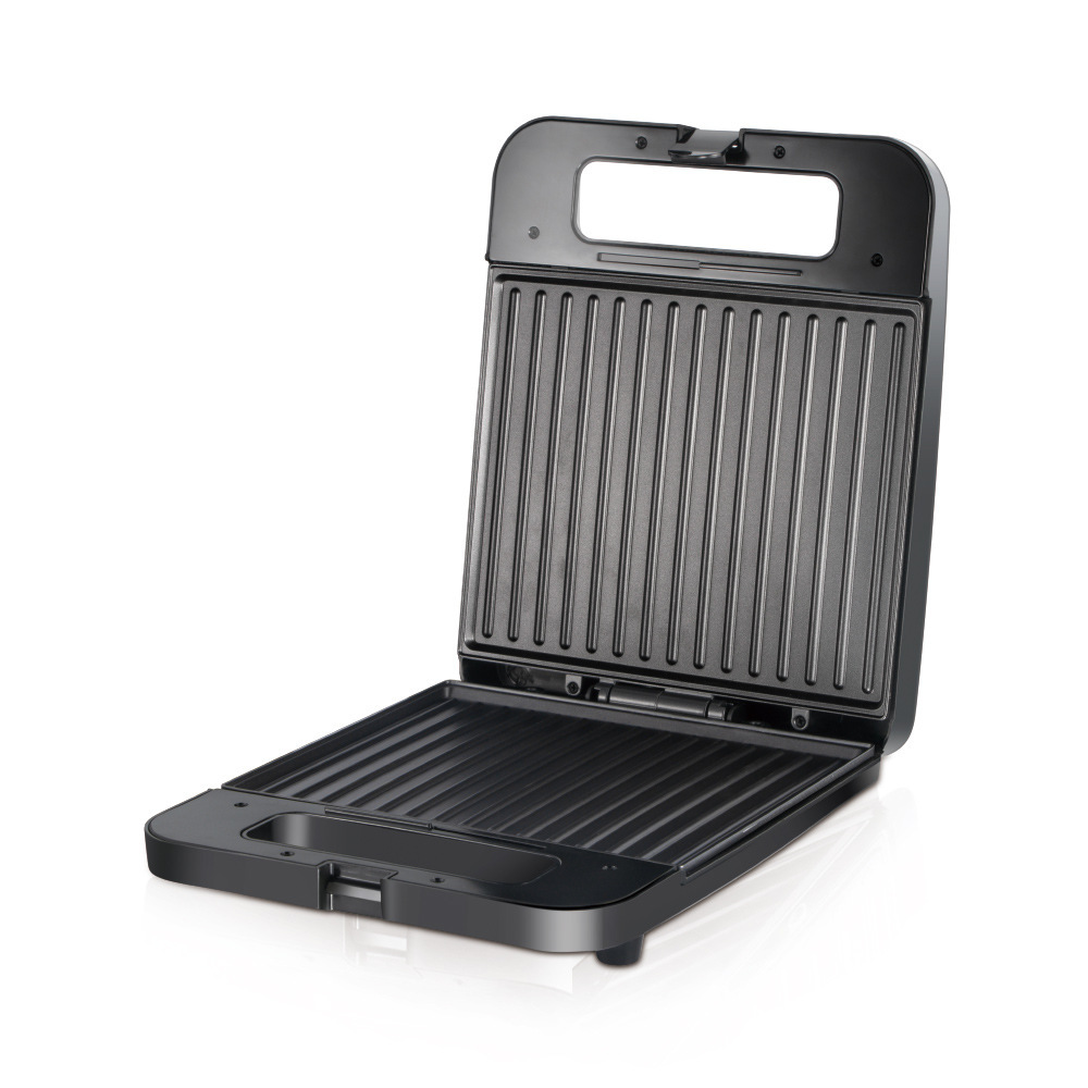 Máquina para hacer sándwiches y gofres de 1500W, estándar europeo y británico, para uso doméstico, con calentamiento de doble cara, plancha eléctrica.