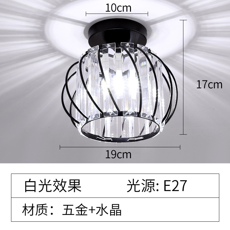 Casa de Cristal LED Luz del pasillo Luz Del Pasillo luz simple moderno centro de atención Nordic personalidad creativa lámpara de tubo