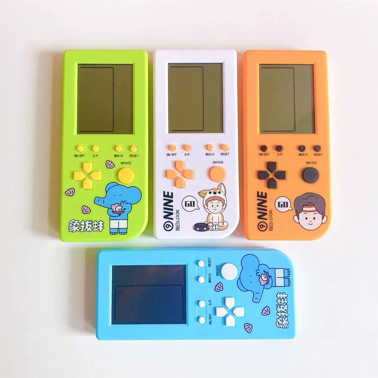 Экран, игровая консоль, классический тетрис, игрушка, ностальгия