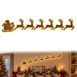 �����N��������LED Reindeer Wall Decorations�}�Q�l���Ӱ��