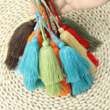 服饰辅料双头蓬松双层14CM晴纶毛线流苏 家居装饰箩筐挂穗穗子