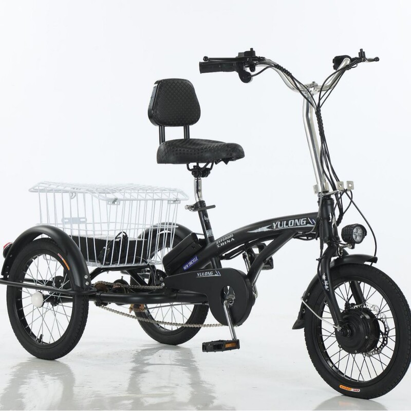 Ul Certified Modern Small Three-Wheeled 36V10.4Ah Lithium Battery Scooter for Picking up Children Three-Wheeled Bicycle