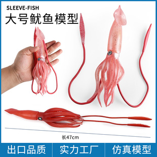 Simulation marine animal model Big King squid octopus large squid children's cognitive science and education toys