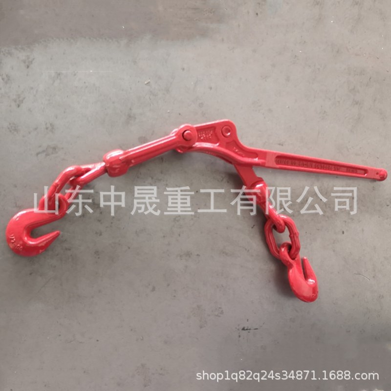 杠杆式封车器双钩链条杠杆式拉紧器杠杆式拉紧器 钢索链条拉紧器