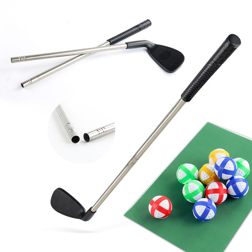 Cross-border 20 children's thickened golf game mat sets golf clubs indoor and outdoor sporting goods