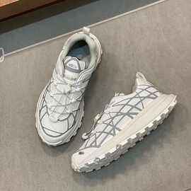 广州货欧洲站时尚男鞋爆款新款板鞋透气厚底网面运动鞋休闲老爹鞋