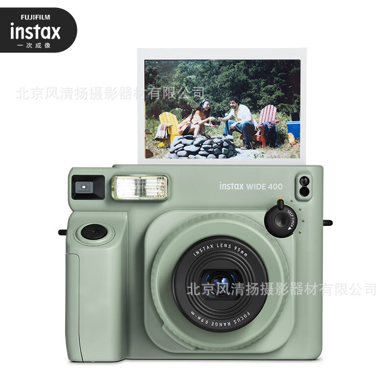 instax clap stand WIDE400 field green one-time imaging camera wide field of view