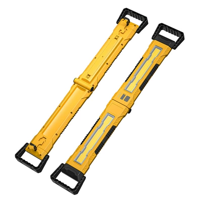 Amazon's new COB work light, high-lumen foldable emergency car inspection light with magnetic attachment and long battery life (İşçi projektorları) - yellow-portable-magnetic-folding-car-work-light-5200mah