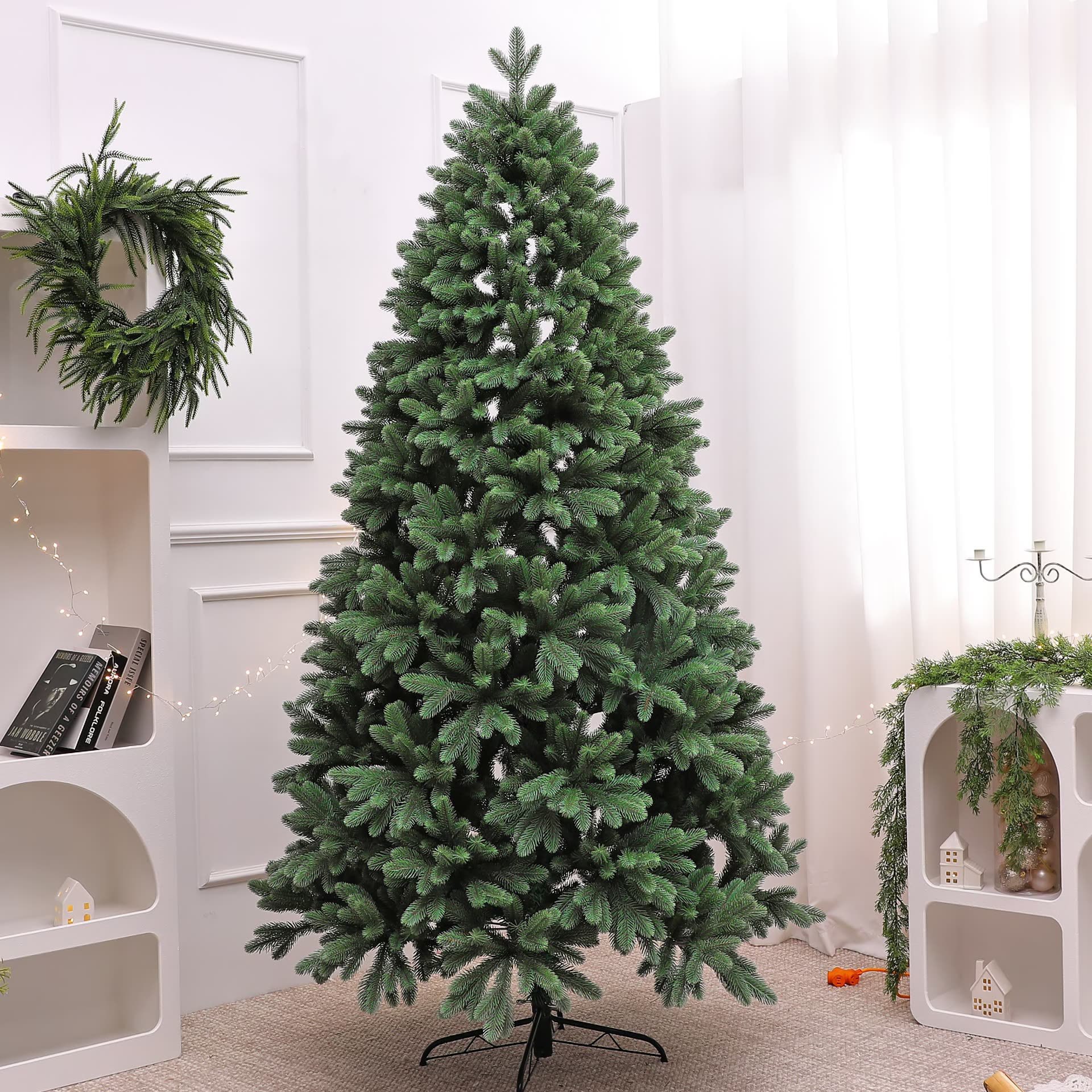 Shengyuan explosión pura pe automática decoración de árbol de Navidad interior y exterior gran fábrica de decoraciones de Navidad en stock directo