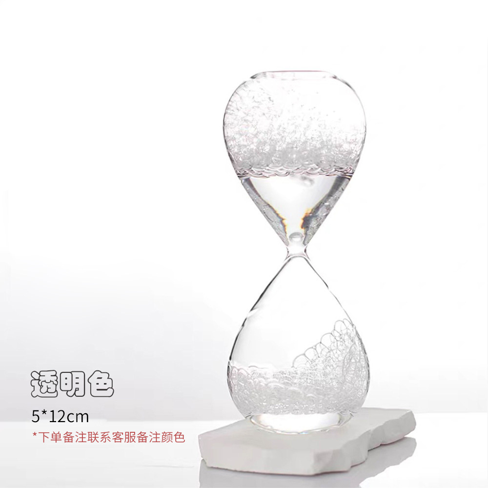 Reloj de Arena de Burbujas Musical de Vidrio Borosilicato Hecho a Mano para Decoración del Hogar image 29