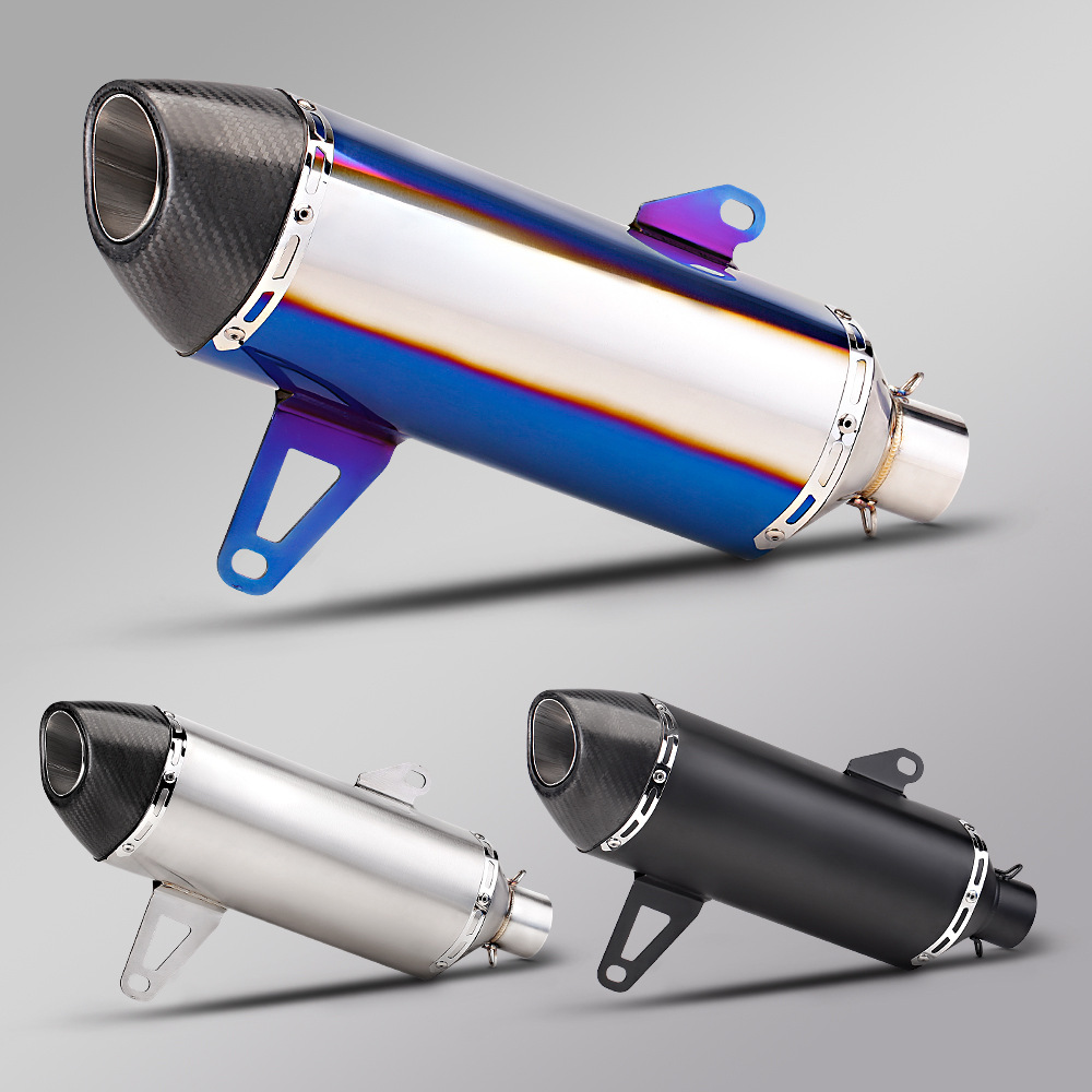 Motorcycle Exhaust Pipe Xmax300 Stainless Steel Tail Section Muffler R77 Exhaust Pipe 2017-2024