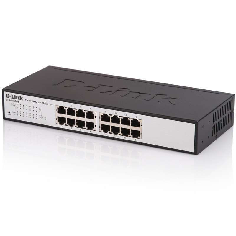 友讯（D-Link） DES-1100-16 Easy Smart 16口百兆网管型交换机