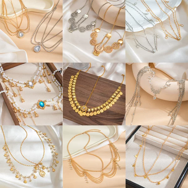 Ethnic Style Retro Coin Pendant Hair Accessory for Women, Exotic Palace Ancient Style Photo Shoot Dunhuang Rhinestone Tassel Headpiece