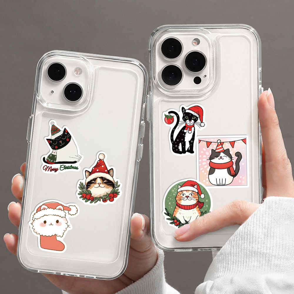 35g Weight Stickers Stationery Type 1 Set Quantity School Occasion PVC Material Cat Pattern Cute Style 1 Set Cat School PVC Cute Stickers 2