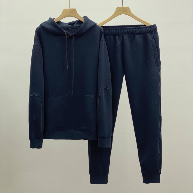 25 años de primavera y otoño deportes suéter con capucha suéter casual para hombre chaqueta con capucha pantalones reflectantes traje de pantalón