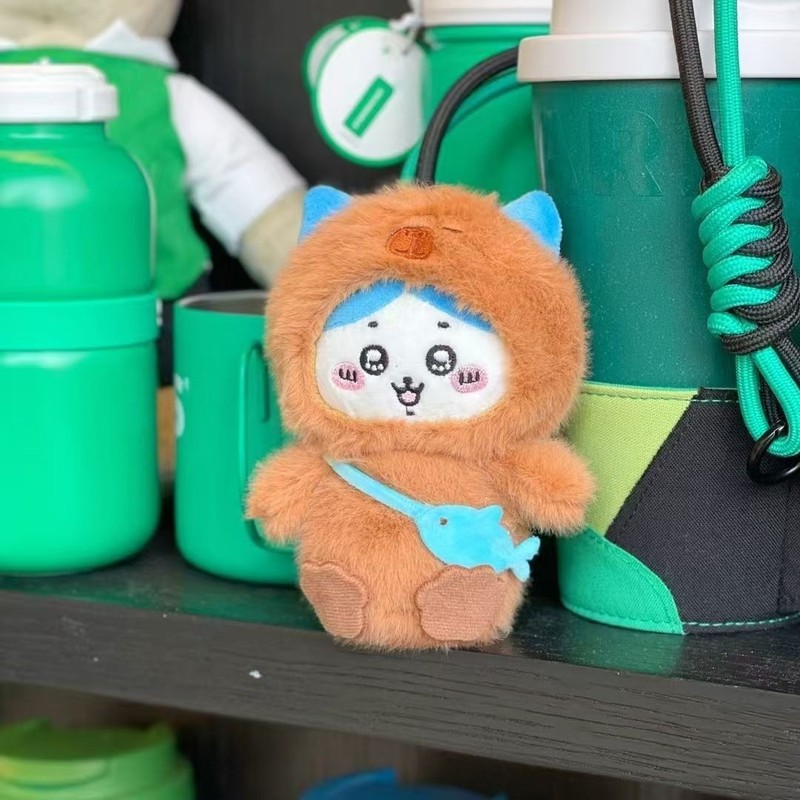 可爱chiikawa玩偶小八娃衣乌萨奇毛绒挂件吉伊卡哇高颜值包包挂饰|undefined