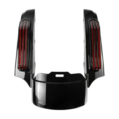 Harley glide brake tail light Motorcycle Fender - red-08-13-years