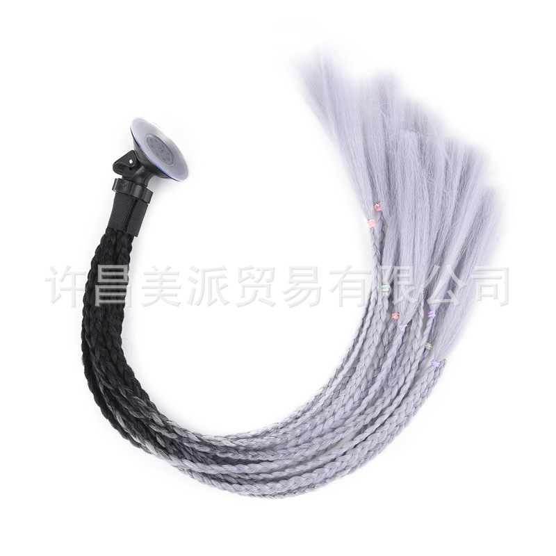 Casco sucio trenza casco decoración casco accesorios eres hambriento Meituan llevar jinete trenza