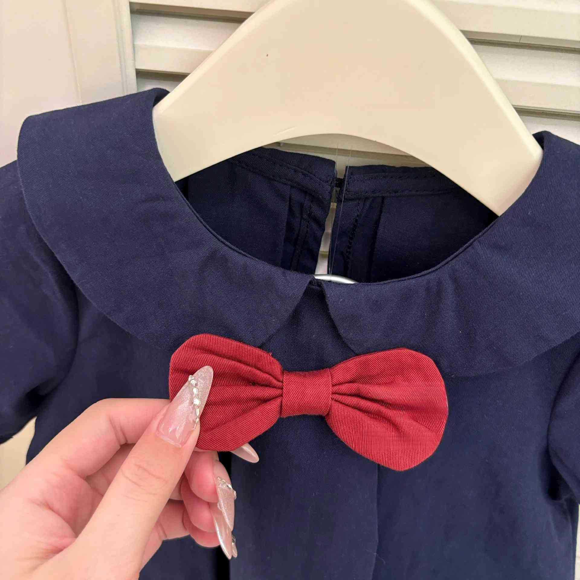 [Xianning Seven] ¡Hayao Miyazaki! Niñas estilo universitario bebé jk pajarita lindo uniforme vestido de manga corta