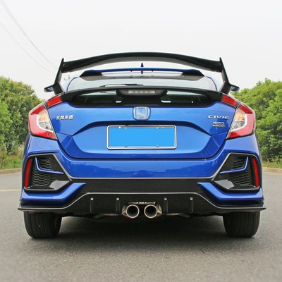 Fixed wind wing: Hatchback Model Rear Wing Top Wing
