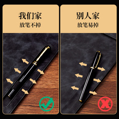 A4板夾資料文件夾皮革插筆筆槽墊寫字墊板商務活頁經理夾定製logo