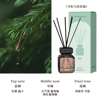 Car Perfume Aromatherapy, Car-mounted fragrance diffuser with - cedar-and-osmanthus