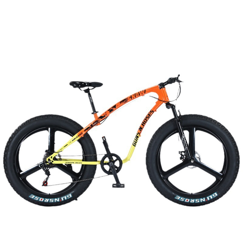 Bicicletas de montaña de playa y nieve de velocidad variable amortiguamiento adulto 4.0 neumáticos grandes para estudiantes de hombres y mujeres
