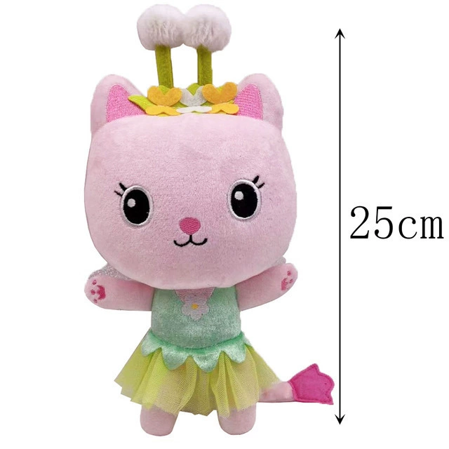 Плюшевые игрушки Gabby Dollhouse Kawaii Mercat — милое мягкое животное