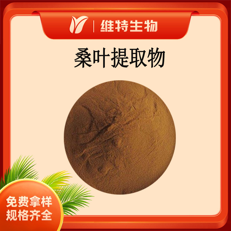 桑叶提取物 10：1   家桑提取物 水溶性桑叶粉 棕色粉末