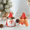 Machining funny Christmas cartoon Santa Santa Elk candy biscuit set color box packaging 10pcs/package