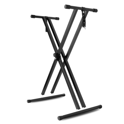 Manufacturers Spot Keyboard Stand Zheng frame Dulcimer Double tube Folding Keyboard Shelf Musical instrument stand