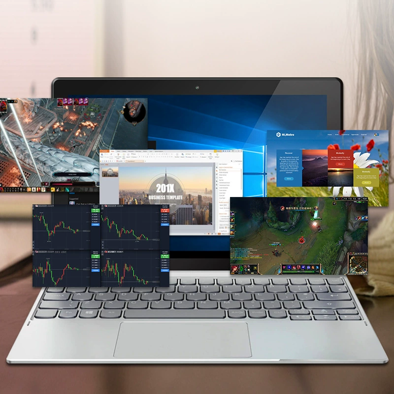 10.1-дюймовый 2-в-1 планшетный ноутбук (nextfun), Intel Atom X5, Windows 10, 4G LTE, 64 ГБ