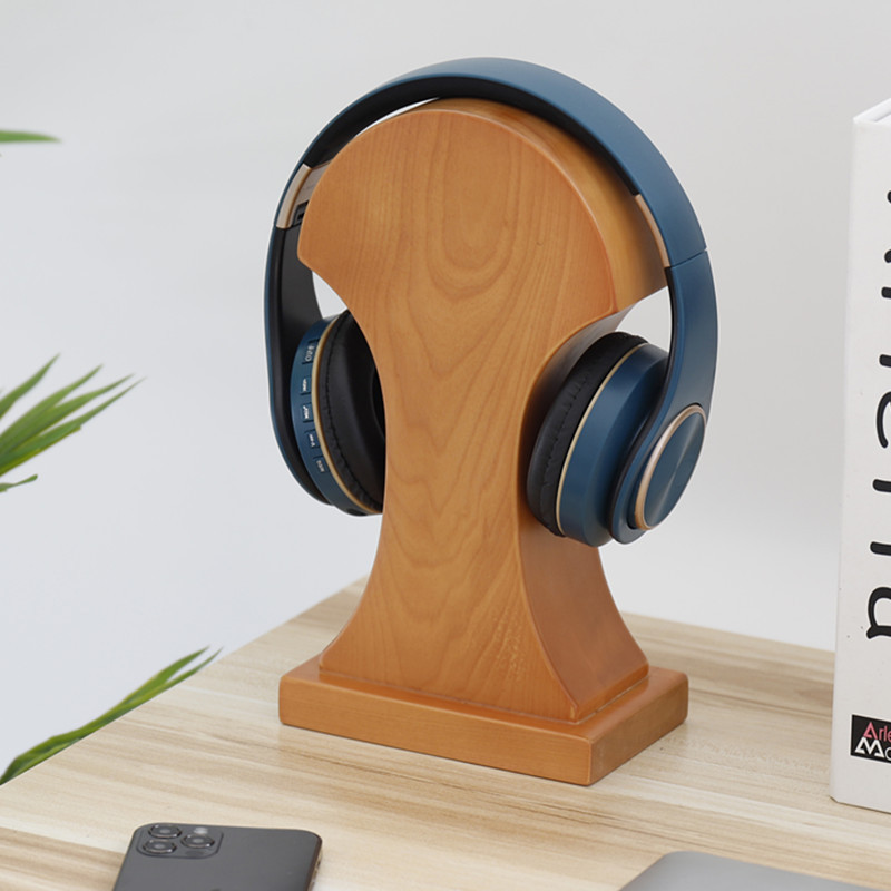 Alineart hanging rack solid wood earphone rack head-mounted Bluetooth headset rack sample room display rack hanging rack