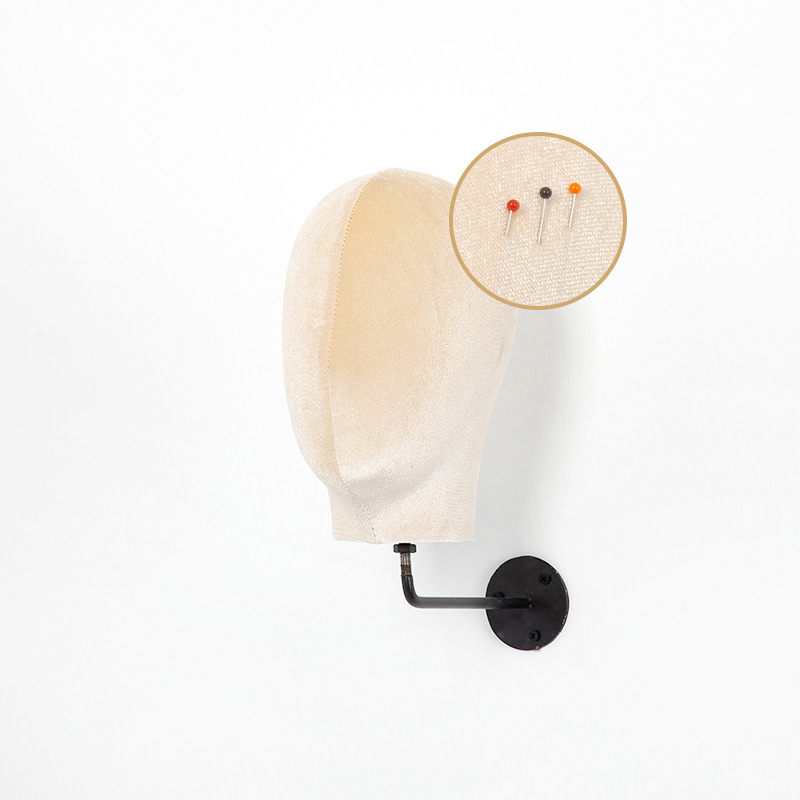 Soporte de exhibición de molde para cabeza de sombrero montado en la pared para colgar peluca femenina, molde para cabeza, soporte para sombrero, soporte para sombrero, soporte para cabeza, soporte para velo para la cabeza, soporte para colgar en la pared