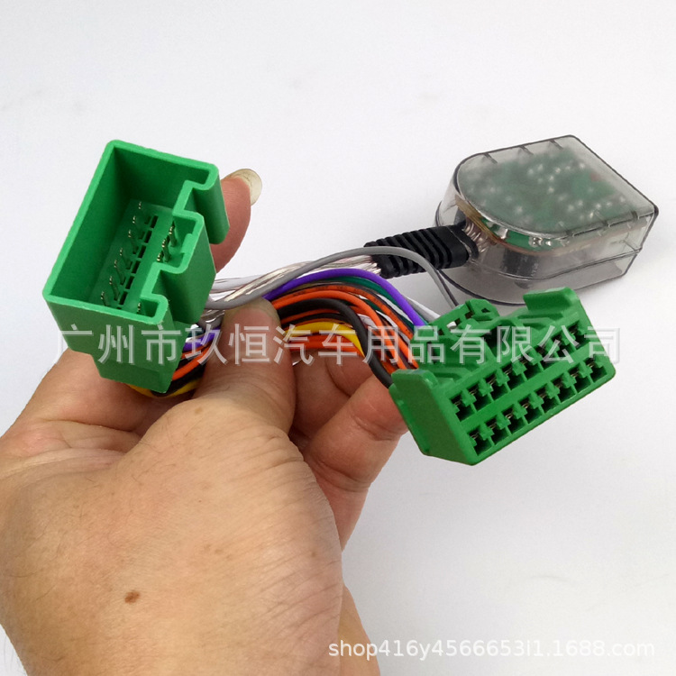 GMC绿色头公母头延长线带高转低-6