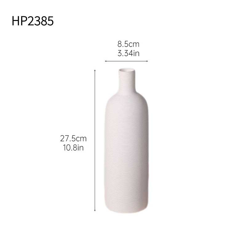 Decoración de jarrón de cerámica de alto valor de estilo ins, decoración de arreglo floral de escritorio de sala de estar, decoración de muebles de TV de entrada