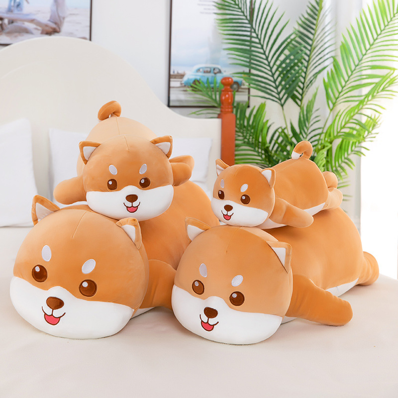 Plush Toy Cute Akita Dog Pillow Wholesale Doll Machine Birthday Activity Gift Doll Doll