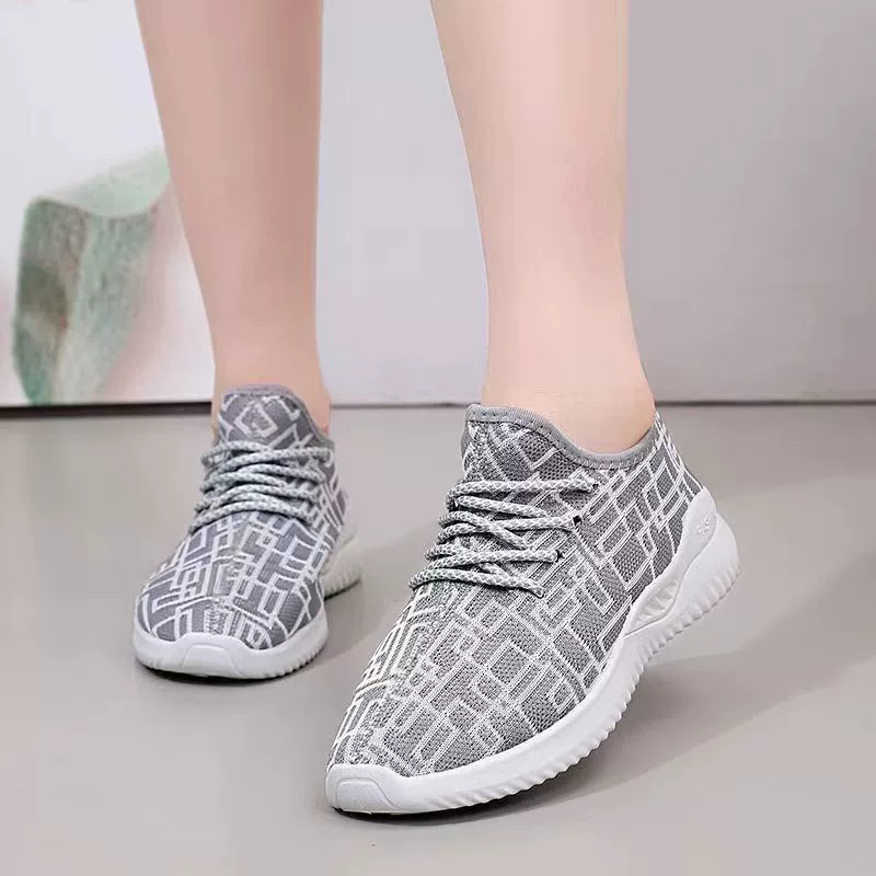 2023 новая модная обувь, женские универсальные студенческие кроссовки, Легкая удобная обувь, супер дышащая Летающая тканая сетчатая обувь