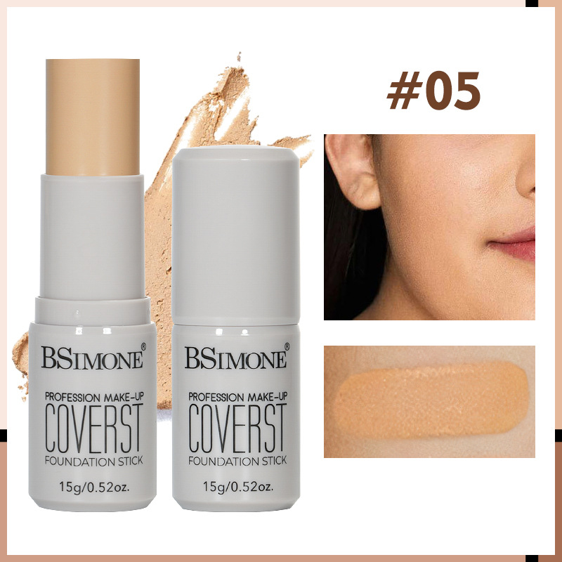 Barra de Base de Maquillaje Correctora, De Larga Duración, Corrector de Poros, para Maquillaje Facial