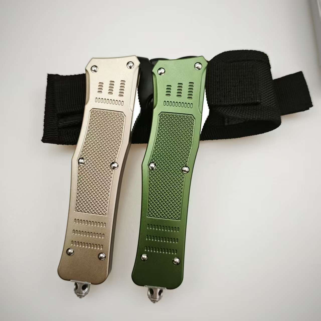 伤齿龙 CNC 多功能直刀户外折刀野外求生防身小刀便携战术刀中号