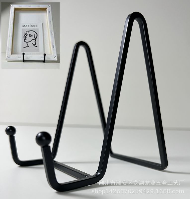 Cross-Border Popular Photo Frame Stand, Square Iron Plate Award Display Stand, N-Shaped Mobile Phone Iron Stand, Photo Frame Stand