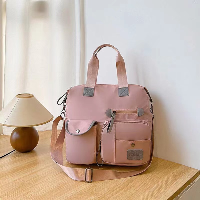[En Existencia] Nuevo Bolso de Mano de Nailon Estilo Comercio Exterior Europeo y Americano para Mujer, Bolso de Hombro, Bolso de Viaje Grande, Venta al por Mayor, para Ir al Trabajo