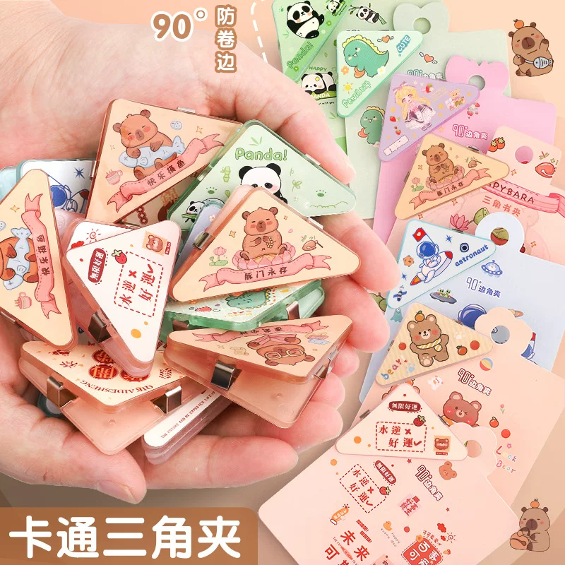 Cabala's corner clip student test paper storage triangle folder office long -tail folder cartoon folder