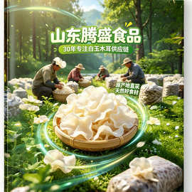 白玉木耳干货批發原产地东北产地无根特产一批发山货食用菌其他