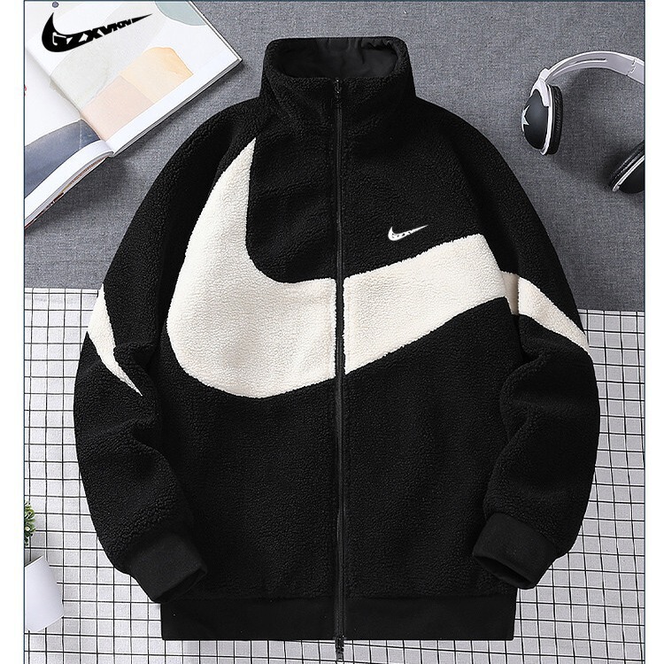 Men's 2026 Winter Reversible Lamb Wool Cotton Jacket Trendy Brand Warm Couple's Cotton Coat Top Outerwear for Women